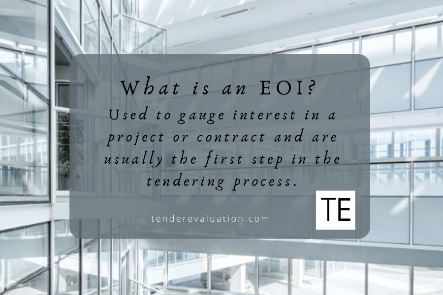 What Is An EOI? Tender Evaluation